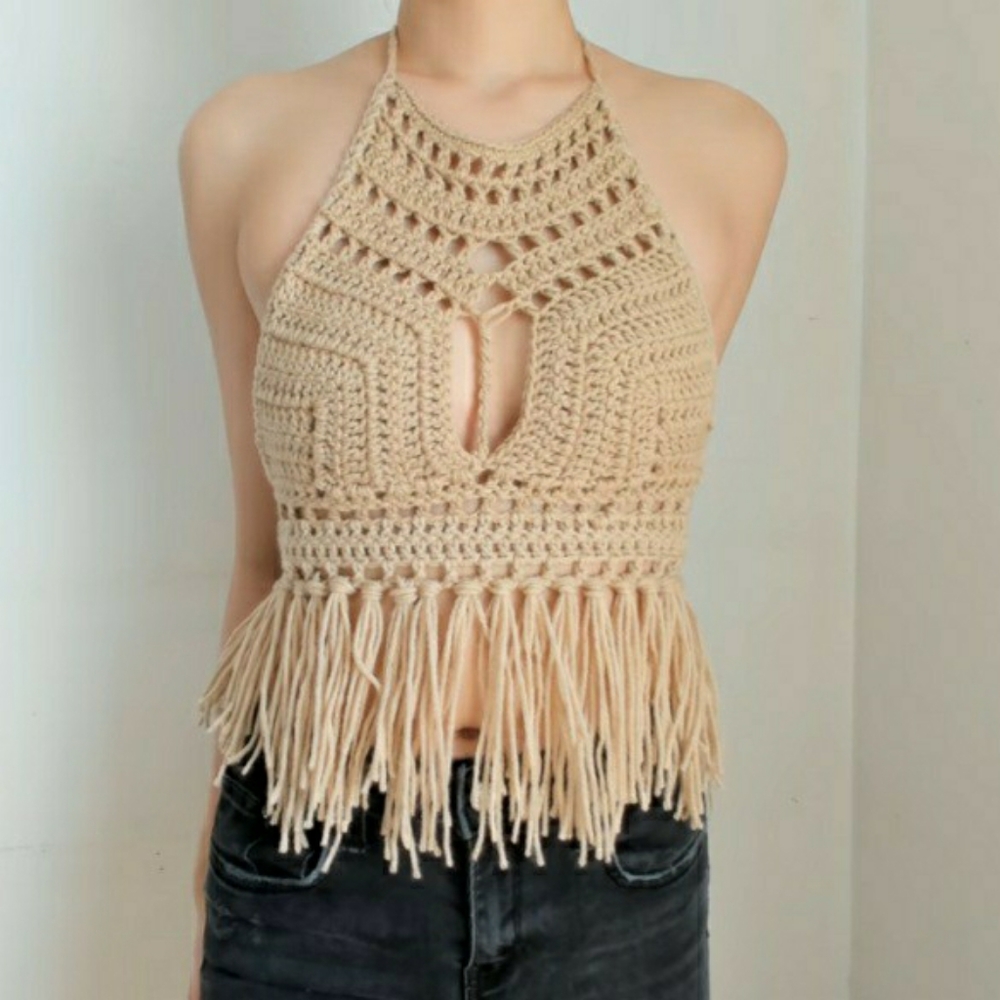 Crochet crop top